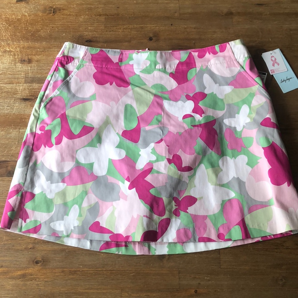 Lady Hagen Breast Cancer Golf Skirt NWT